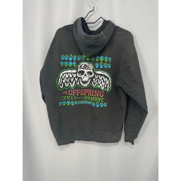 The Offspring Hoodie Mens Large Black Ixnay on the Hombre 25th Anniversary Band - Picture 2 of 9